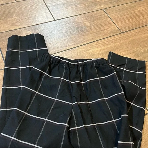Aritzia The Group Babaton Jimmy Plaid Pull on Pants Size XXS - Picture 5 of 5